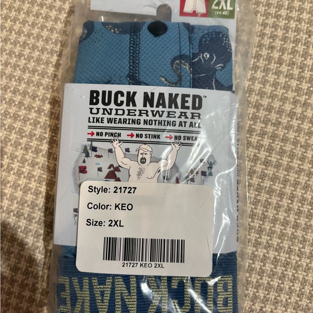 Duluth Trading Co Blue Buck Naked Boxers